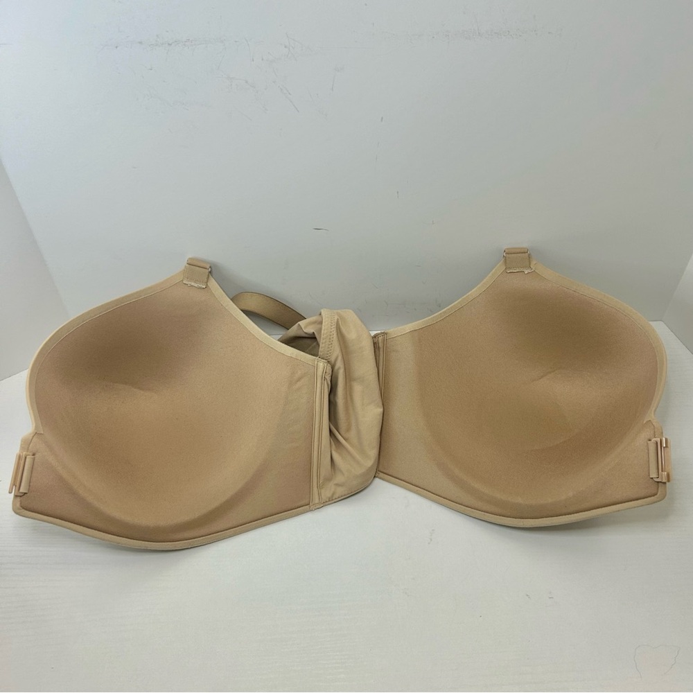 SOMA Enbliss Front Close Racerback Neutral Cream/Tan Adjustable Strap Bra 38DD - Picture 10 of 15